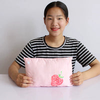 Kids' Pure Cotton Nap Pillow for Desk Napping, Removable and Washable