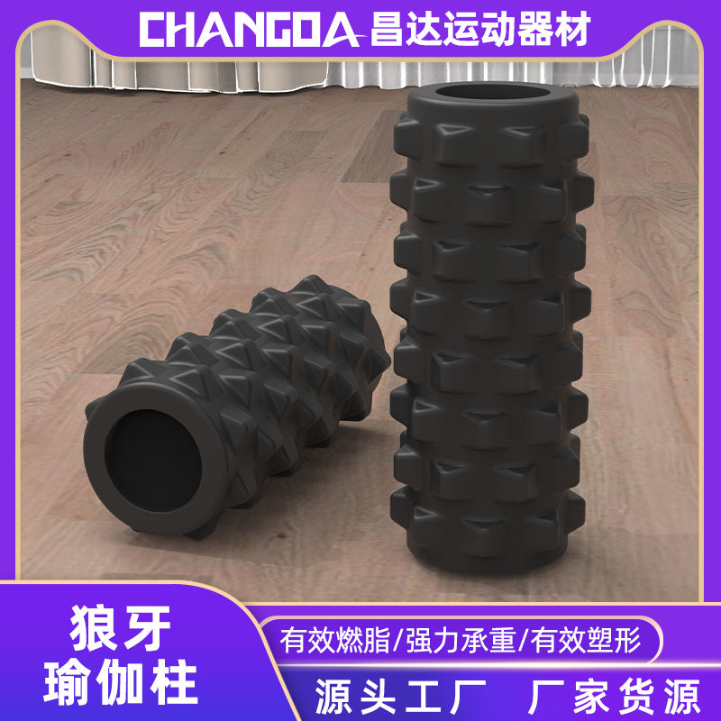 EVA Foam Muscle Roller Stick for Yoga and Fitness, Solid Massage Roller for Muscle Relaxation