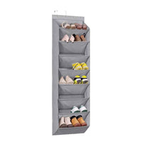 Multi-functional Oxford Fabric Over-the-Door Hanging Storage Bag for Shoes and Sundries