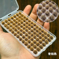 Miniature Static Grass Tufts for Dioramas, Architectural Models, and DIY Crafts
