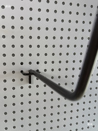 Pegboard Metal Dome Wall Mount Hat Holder for Displaying Baseball Caps, Fisherman Hats, and Helmets