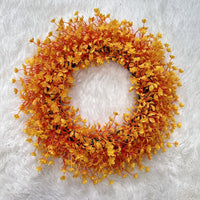 Autumn Eucalyptus Camellia Wreath for Front Door Wall Decor