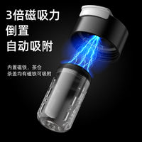 Tritan High-Temperature Resistant Tea Infuser Water Bottle with Magnetic Tea-Water Separation, Large Capacity
