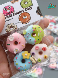 Miniature Donut Cake Dessert Bread Play Food Set for Kids