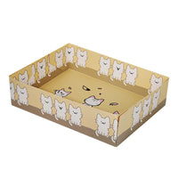 Disposable Foldable Cat Litter Box Portable Semi-Open Thickened Temporary Cat Toilet