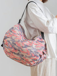 Foldable Accordion Shopping Bag Large Capacity Reusable Tote for Groceries Travel