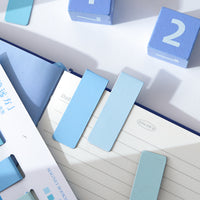 Zaomo Morandi Magnetic Bookmarks, Solid Color Soft Magnetic Page Markers, 4 Styles