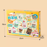 Kids' DIY Miniature Boba Tea & Dessert Making Kit for Pretend Play