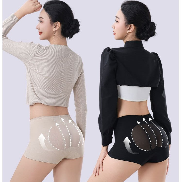 Butt-Lifting Seamless Breathable Mid-Waist Boyshorts for Women