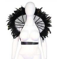 Lace Skeleton Collar Cape for Halloween Cosplay and Party Costumes