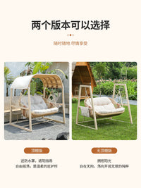 Outdoor Patio Swing Chair Double Hammock Garden Balcony Cradle Seat