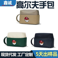 2024 New Golf Clutch Bag PU Leather Portable Multi-functional Storage Pouch for Men and Women