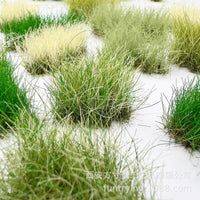Self-Adhesive Static Grass Tufts for Dioramas and Model Scenery, 12/16mm Tall