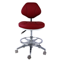 360-Degree Swivel Dental Assistant Stool with Adjustable Height, Multi-Color Hospital Clinic Chair