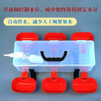 Automatic Poultry Waterer with Transparent Bucket for Chickens, Ducks, Geese