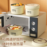 316 Stainless Steel Insulated Lunch Box Set with Microwaveable Containers and Soup Bowl for Office and School