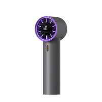 Portable USB Rechargeable Handheld Fan with Digital Display and 100-Speed Adjustment