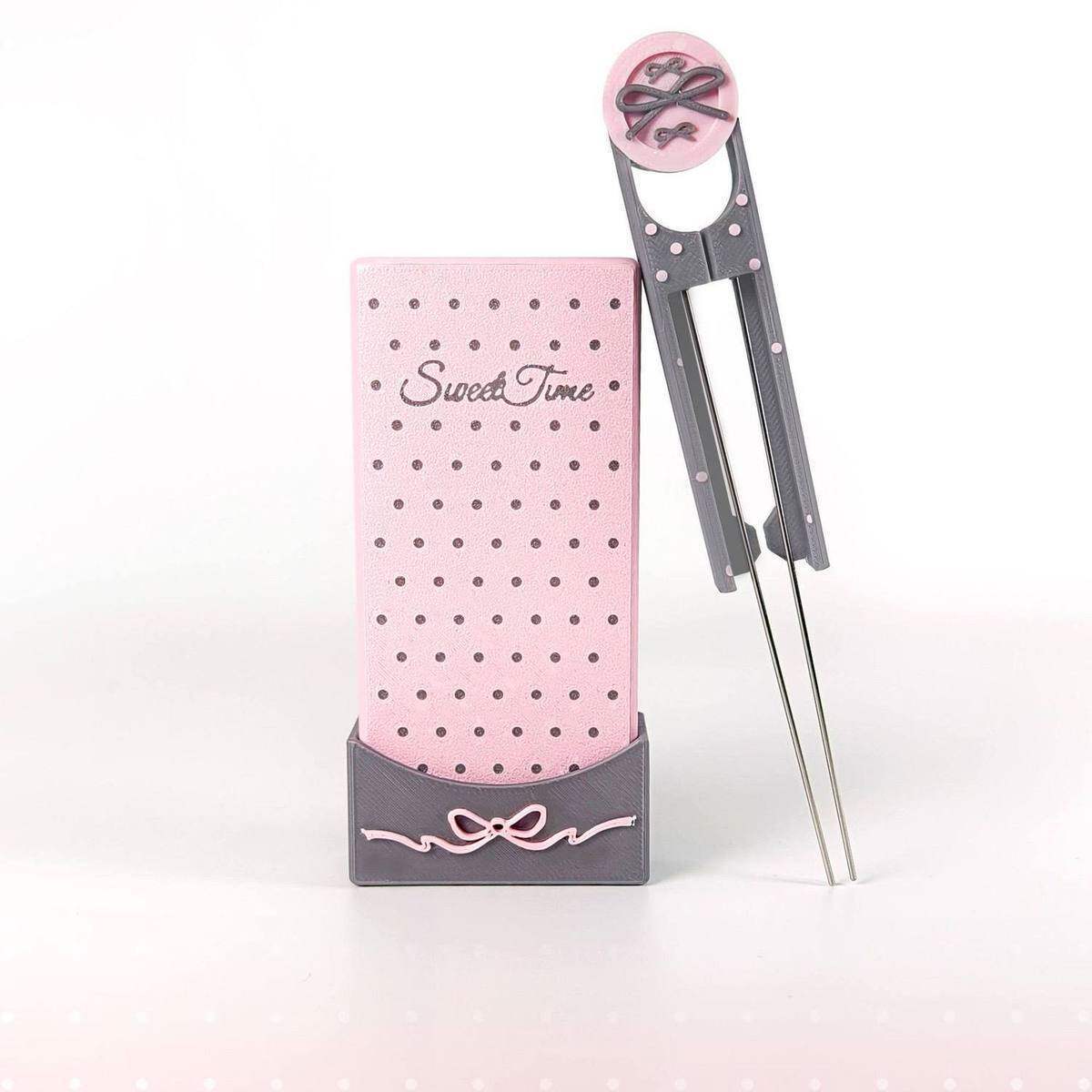 Dot Color-Block Fuse Bead Kit with Pen, Shovel, and Needles for DIY Craft Projects