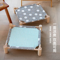 Elevated Pet Bed for Cats and Small Dogs, Breathable Summer Cooling Cot, All-Season Indoor/Outdoor Use