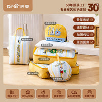 6-Piece Travel Organizer Set for Luggage and Storage, Large Capacity Compression Pouches