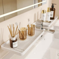 Bathroom Vanity Shelf with Faucet Wall Mount for Washbasin Storage
