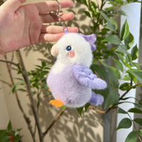 Plush Bird Animal Keychain Pendant for Bags and Keys