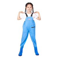 Kids' Lightweight Waterproof Waders for Fishing and Beach Play