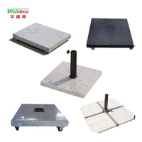 Outdoor Patio Umbrella Base, Heavy Duty Marble Umbrella Stand for Cantilever & Banana Umbrellas, Mobile Weighted Base