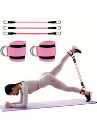 Ankle Straps for Cable Machine Workouts, Glute and Leg Training Cuffs with Resistance Bands