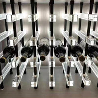 Luminous High-Transparency Acrylic Wine Rack for Home Bar & Hotel Decor