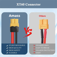 XT60 to MC4 Solar Panel Connector Cable 12AWG for Portable Power Stations