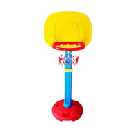 Adjustable Height Plastic Basketball Hoop for Kids, Indoor Outdoor Mini Portable Water-Filled Base Sports Equipment