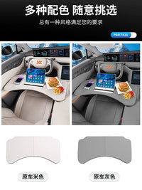 IM LS6/LS7/L7 Car Seat Back Folding Table for Laptop and Dining, Rear Seat Organizer Tray