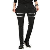 Men's Ice Silk Casual Straight-Leg Pants with Zipper, Thin Summer Breathable Elastic Trousers