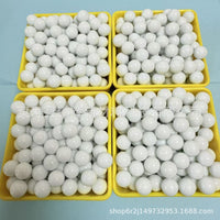 White Porcelain Marbles for Vending and Claw Machines, 12-16mm