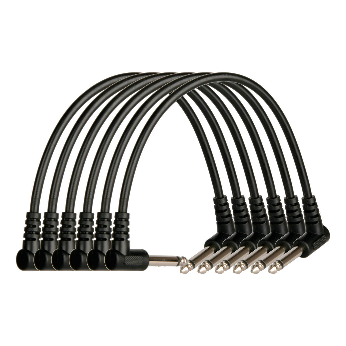 Guitar Bass Pedal Patch Cables Right Angle Audio Cable Set