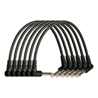 Guitar Bass Pedal Patch Cables Right Angle Audio Cable Set