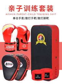 Boxing Gloves and Focus Mitts Set for Training and Combat Sports