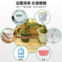 Adjustable Flower Drip Irrigation Kit with Siphon and Water Absorber for Potted Plants