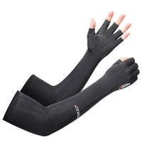 Unisex Summer Sun Protection Ice Silk Arm Sleeves for Outdoor Cycling Driving Sports Hiking
