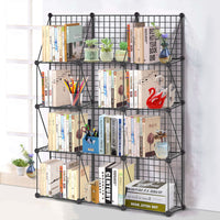 Multi-layer Iron Art Storage Rack Desktop Bookshelf Office Organizer Shelf