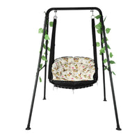 Outdoor Swing Chair for Adults and Children, Patio Leisure Hanging Chair