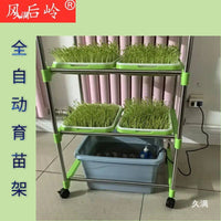 Automatic Seedling Rack with Multi-Layer Nursery Trays for Indoor Balcony Sprouting and Seed Starting