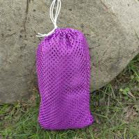 Breathable Ice Silk Hammock for Camping and Outdoor Use, Single/Double, Anti-Roll, High Load-Bearing