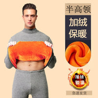 Men's Thermal Underwear Set Fleece Lined Warm Base Layer for Winter