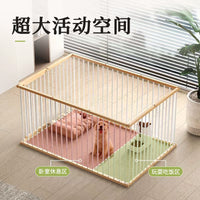 Modular Pet Playpen for Small to Medium Dogs and Cats, Easy Assembly Indoor/Outdoor Pet Enclosure