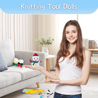 Christmas Snowman Crochet Kit DIY Handmade Doll Knitting Material Pack with English Video Tutorial