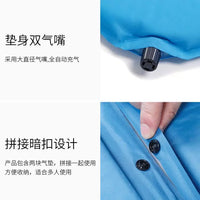 Self-Inflating Hexagonal Camping Mat with Pillow, 3cm Thick, Moisture-Proof, Portable for Outdoor Activities