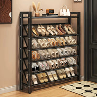Ultra-Thin Entryway Shoe Rack Multi-Layer Storage Organizer