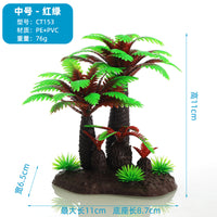 Miniature Artificial Coconut Palm Tree for Aquarium and Landscape Decoration